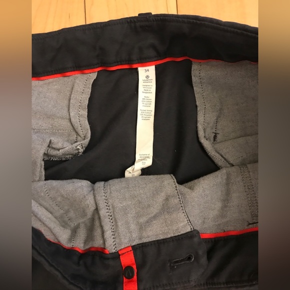 Lululemon Mens dark grey pants Sz 34/32 chino - Picture 4 of 6